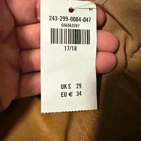 NWT Abercrombie Kids Skirt Faux Suede Mini Girls Sz 17/18 Brown Pull On Lined. - Picture 5 of 11